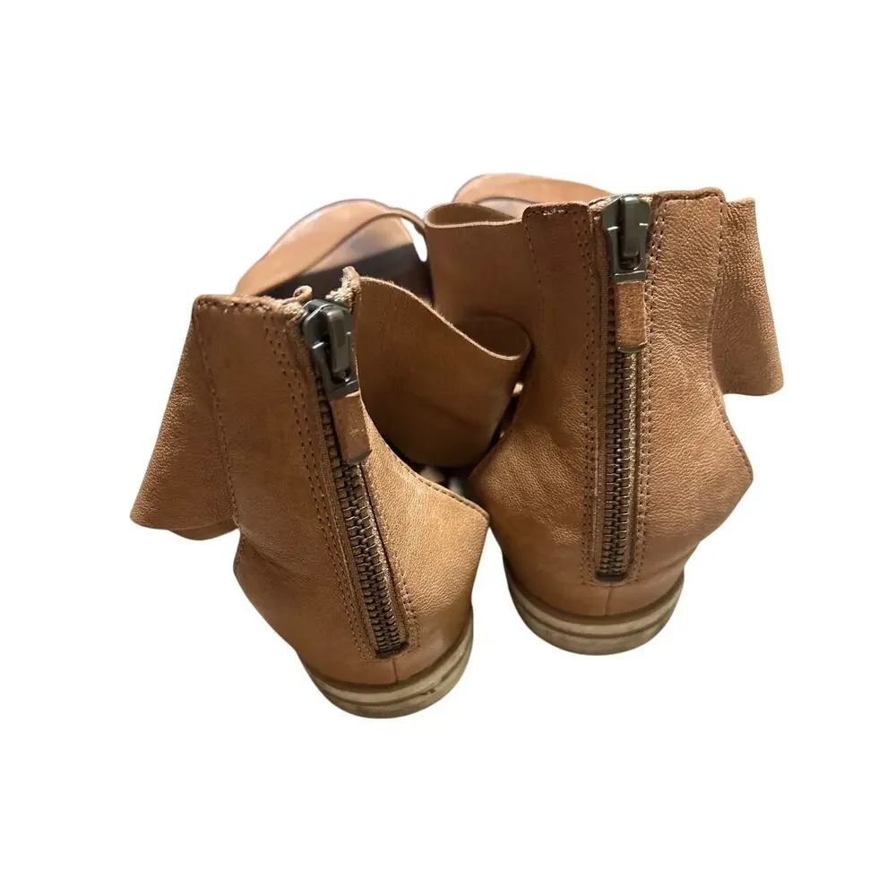 Eileen Fisher Sport Tumbled Leather Sneaker Sandals 11 $195